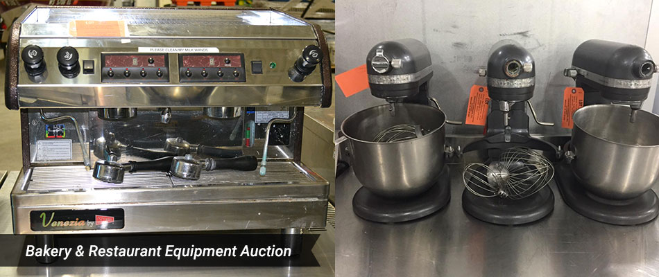 Bakery and Restaurant Equipment Auction