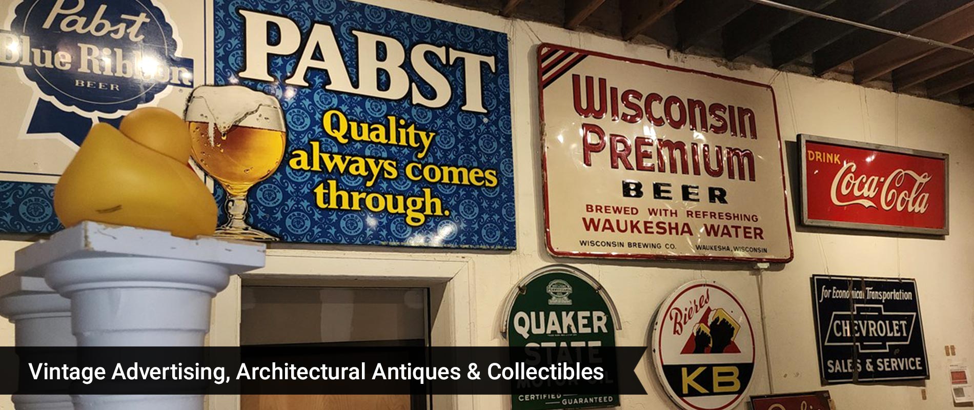 Vintage Advertising, Architectural Antiques & Collectibles