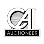 CAI Auctioneer logo, featuring stylized letters "CAI" above the word "AUCTIONEER." This symbolizes expertise in auction services and events.